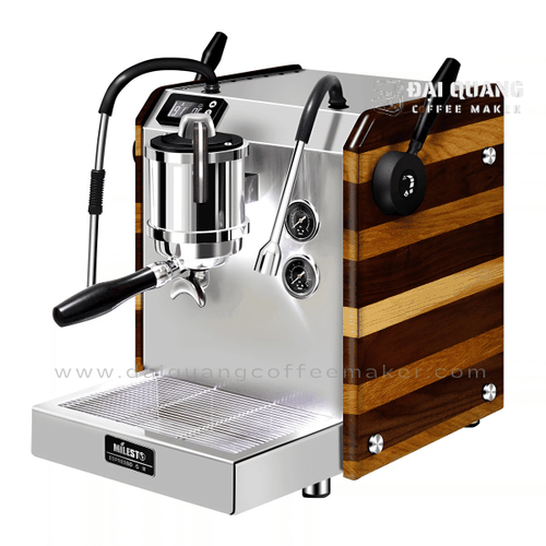 Máy Pha Cà Phê MILESTO EM 30 – Sức Mạnh Bơm Quay Procon & Dual Boiler Bằng Đồng