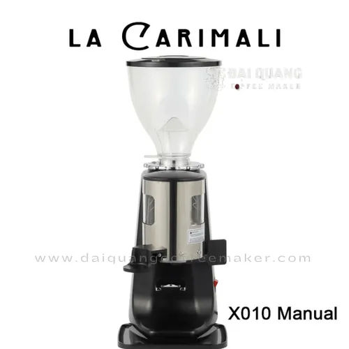 Máy Xay Cà Phê Carimali X010 – Lưỡi Dao Italmill 64mm Nhập Khẩu Italy