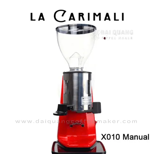 Máy Xay Cà Phê Carimali X010 – Lưỡi Dao Italmill 64mm Nhập Khẩu Italy
