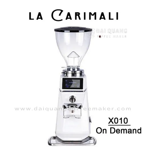 Máy Xay Cà Phê Carimali X010 On-Demand – Màn Hình Cảm Ứng & Phễu Hạt 1.6Kg
