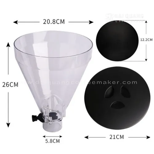 Phễu Đựng Hạt Máy Xay Cà Phê Mazzer / HC600 / Pegasus 900N