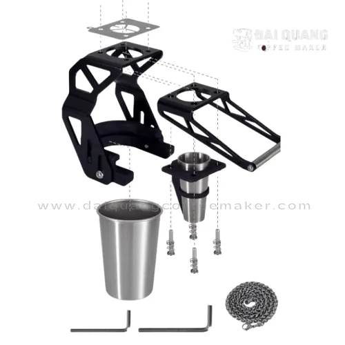 Bộ Giá Đỡ Tay Cầm & Họng Thoát Trực Tiếp Mahlkönig EK43 / EK43S