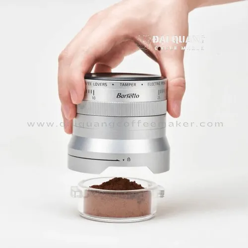Tamper Điện Tử Barsetto Aline - Máy Nén Cà Phê Tự Động Thông Minh (58mm)