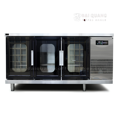 Tủ Bàn Lạnh Cánh Kính Viner V-TBLCK1.8 – Trạm Sơ Chế Trưng Bày Đa Năng Cho Quầy Bar