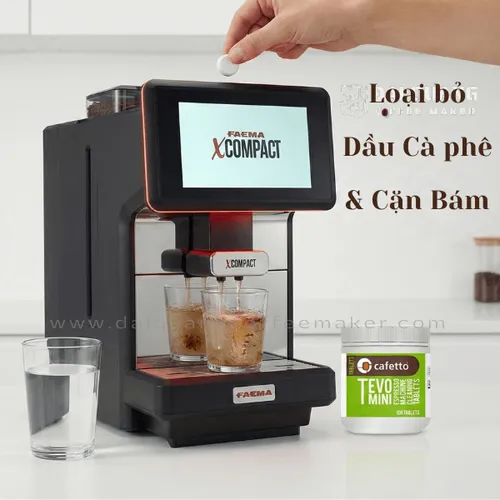 Viên Nén Vệ Sinh Máy Pha Cà Phê Cafetto Tevo Mini (Hộp 100 Viên) – Chính Hãng Úc