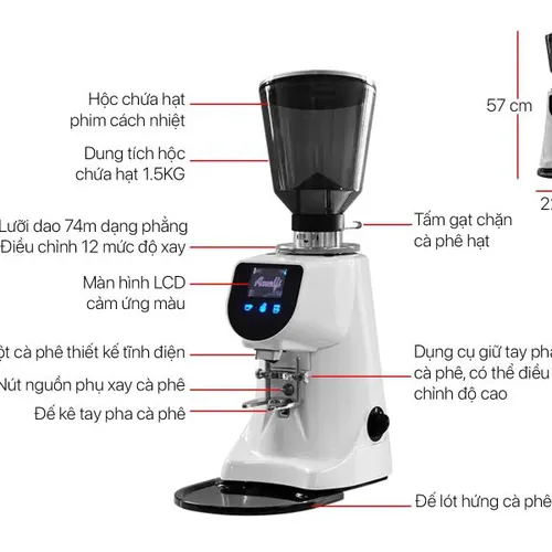 Máy Xay Amalfi A85 Plus: Đỉnh Cao Của Chất Lượng Espresso