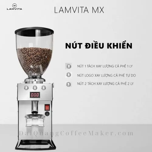 Máy Xay Cà Phê LAMVITA MX: Nâng Tầm Trải Nghiệm Pha Chế Của Bạn