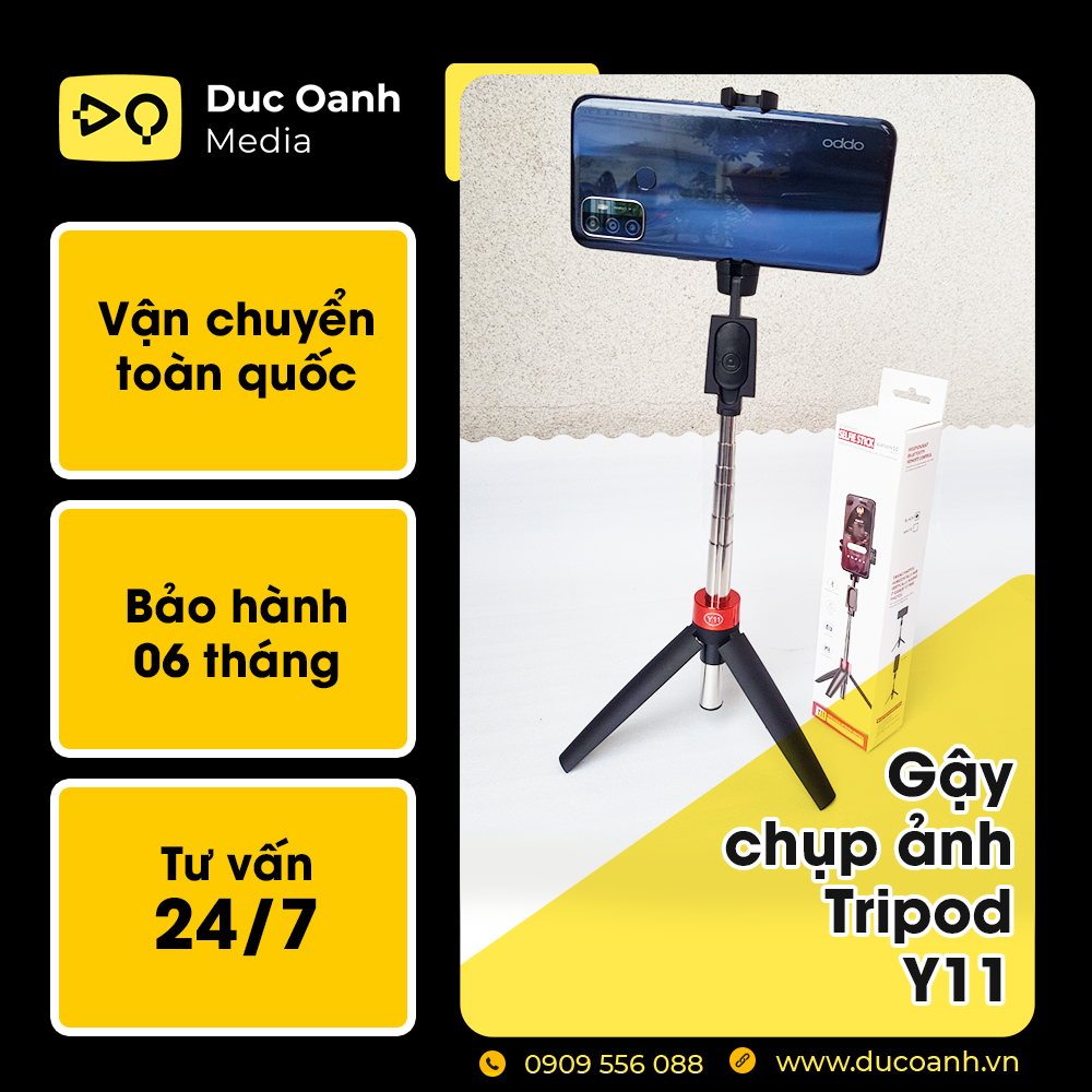 Gậy chụp ảnh: Với gậy chụp ảnh, bạn không cần phải bận tâm về việc tìm người chụp ảnh cho mình nữa. Chỉ cần sử dụng gậy chụp ảnh, bạn có thể tự chụp được những bức ảnh tuyệt vời cùng gia đình và bạn bè của mình.