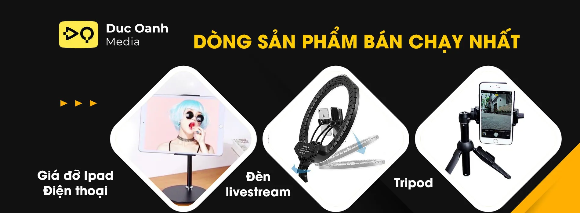 Đức Oanh Media - Livestream lung linh, minh tinh là bạn