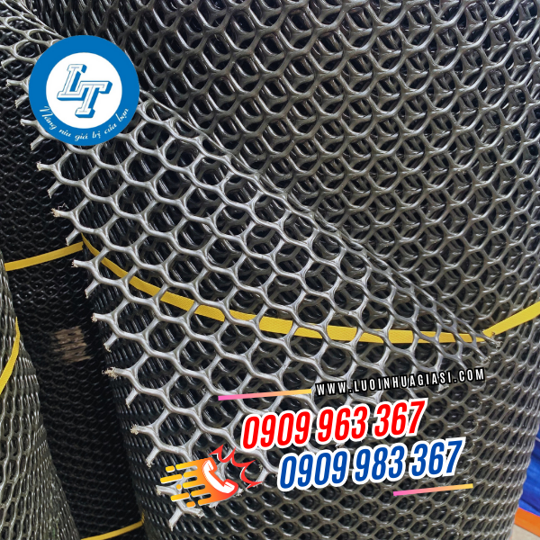 LƯỚI NHỰA MẮT CÁO MÀU XANH, TRẮNG, ĐEN GIÁ SỈ TPHCM lưới nhựa mắt cáo màu đen