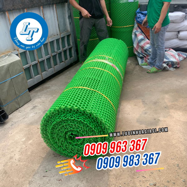 LƯỚI NHỰA MẮT CÁO MÀU XANH, TRẮNG, ĐEN GIÁ SỈ TPHCM lưới nhựa mắt cáo 2m