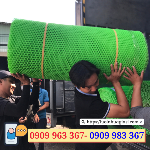 Lưới nhựa mắt cáo màu xanh giá rẻ lưới nhựa mắt cáo màu xanh lá