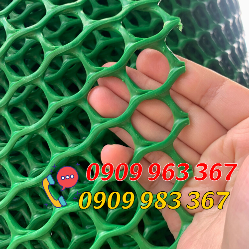 Nhà phân phối lưới nhựa cứng mắt cáo giá rẻ nhất lưới nhựa mắt cáo màu xanh lỗ lưới 3cm
