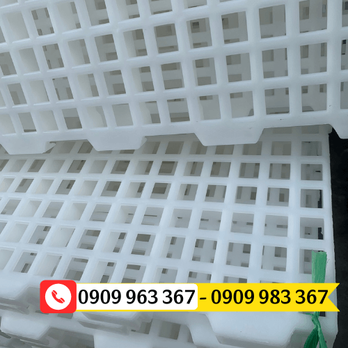 Tấm nhựa lót sàn chuồng gà giá sỉ tấm sàn nhựa màu trắng 50x100cm