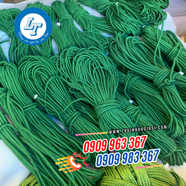 BỎ MỐI DÂY DÙ CÁC LOẠI GIÁ SỈ RẺ dây dù tròn màu xanh