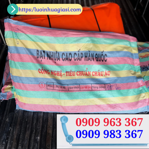 Nhà phân phối bạt nhựa Hàn Quốc giá sỉ rẻ nhất bạt nhựa sọc 3 màu