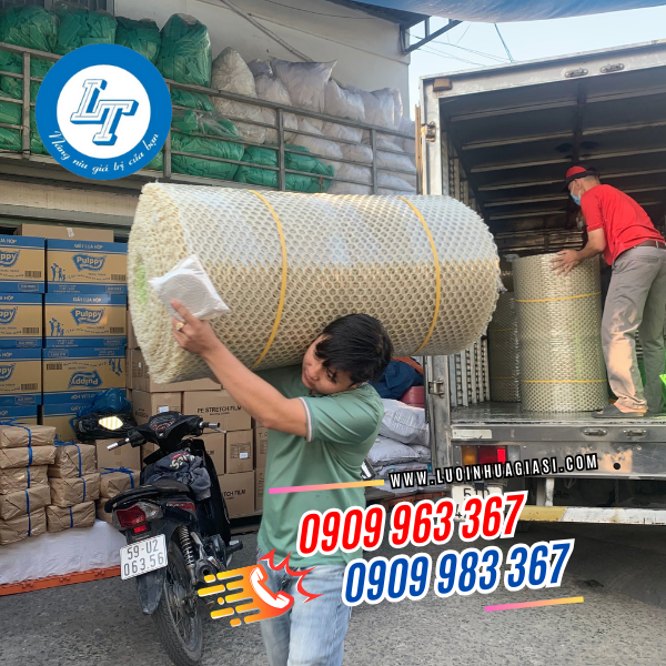 lưới nhựa mắt cáo màu trắng lưới nhựa mắt cáo màu trắng