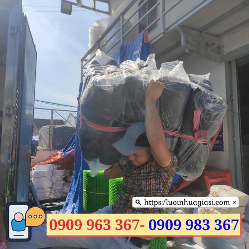 Lưới nhựa rào gà vịt giá rẻ TPHCM lưới mùng đen quây rào nuôi gà vịt