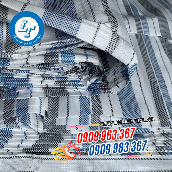 BẠT CHE CÔNG TRÌNH GIÁ RẺ ƯU ĐÃI CHO NHÀ THẦU bạt sọc hàn quốc