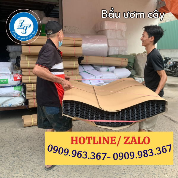 GIÁ SỈ TẤM NHỰA BÓ BẦU CÂY THEO KÍCH THƯỚC bầu ươm cây