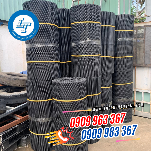 LƯỚI NHỰA RÀO GÀ GIÁ SỈ CÂN KÍ lưới nhựa mắt cáo màu đen