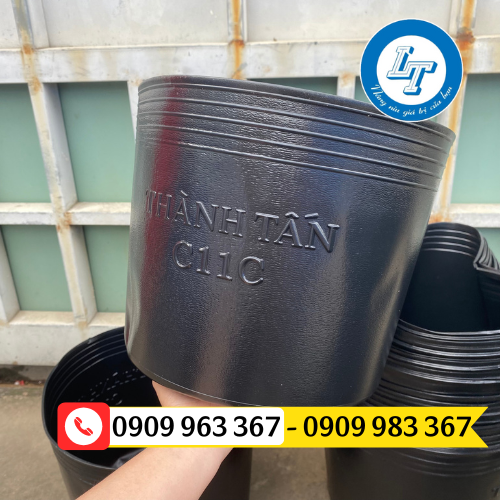 Chậu nhựa ươm cây giống mua ở đâu giá rẻ chậu nhựa đen ươm cây