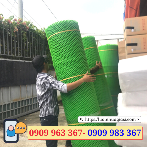 Lưới mắt cáo nhựa giá rẻ tận gốc giao hàng lưới nhựa cứng mắt cáo cho khách