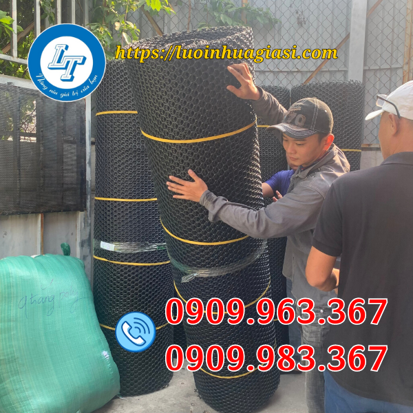 TÌM MUA LƯỚI NHỰA MẮT CÁO LỖ TO 2 CM GIÁ TỐT lưới nhựa mắt cáo màu đen