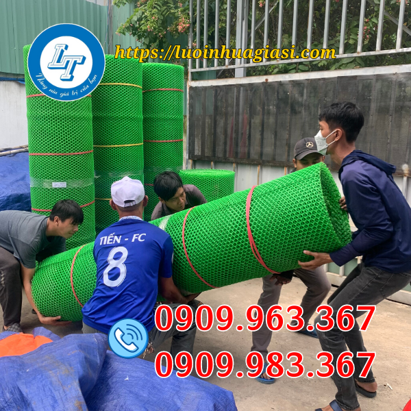 TÌM MUA LƯỚI NHỰA MẮT CÁO LỖ TO 2 CM GIÁ TỐT lưới nhựa mắt cáo màu xanh
