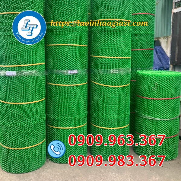 TÌM MUA LƯỚI NHỰA MẮT CÁO LỖ TO 2 CM GIÁ TỐT lưới nhựa mắt cáo màu xanh