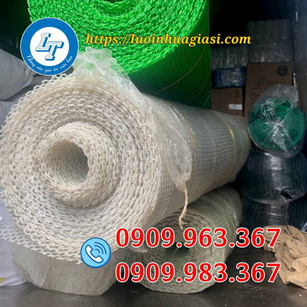 TÌM MUA LƯỚI NHỰA MẮT CÁO LỖ TO 2 CM GIÁ TỐT lưới nhựa mắt cáo màu trắng