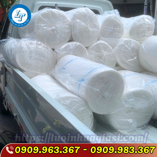 PHÂN PHỐI SỈ LƯỚI MÙNG TRẮNG CHO XƯỞNG GIA CÔNG TÚI BAO TRÁI lưới mùng màu trắng