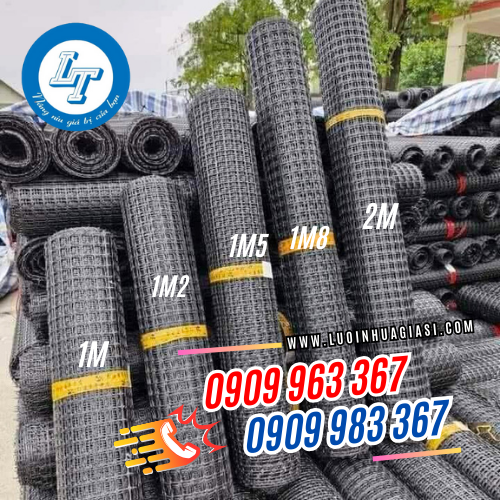 MUA LƯỚI NHỰA DẺO Ô VUÔNG RÀO VƯỜN Ở ĐÂU GIÁ RẺ? lưới nhựa dẻo đen