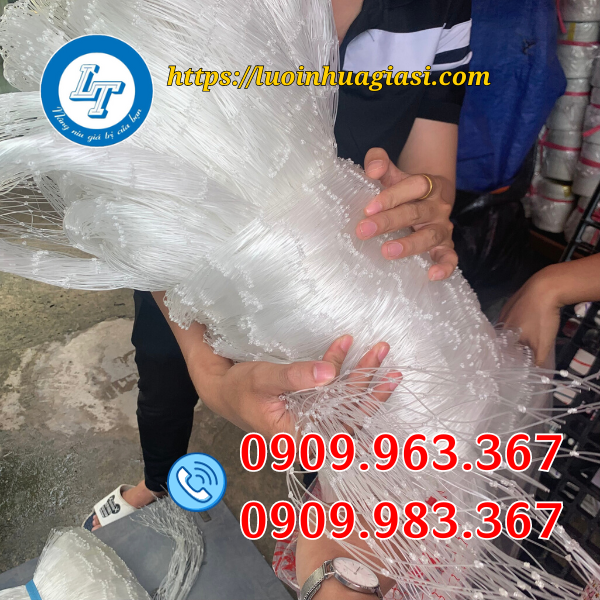 LƯỚI CƯỚC RÀO GÀ, RÀO VƯỜN RAU GIÁ RẺ lưới cước trắng