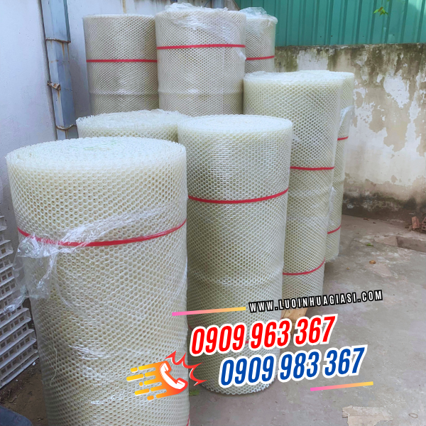 BÁO GIÁ LƯỚI RÀO NHỰA DẺO CHO ĐẠI LÝ lưới nhựa mắt cáo màu trắng