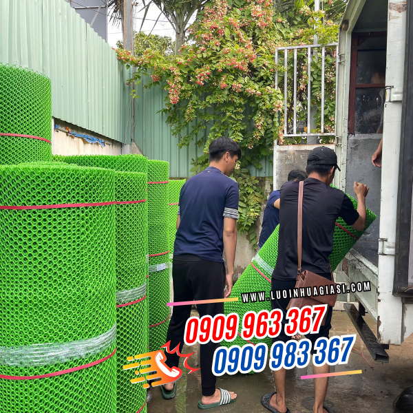 BÁO GIÁ LƯỚI RÀO NHỰA DẺO CHO ĐẠI LÝ lưới nhựa mắt cáo màu xanh lá