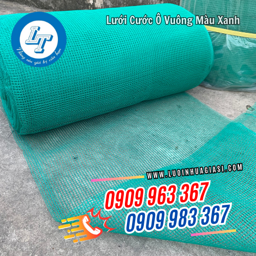 bán sỉ lưới cước ô vuông giá rẻ màu xanh bán sỉ lưới cước ô vuông giá rẻ màu xanh