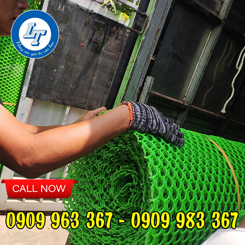 Giá bán sỉ lưới nhựa mắt cáo màu xanh khổ 2m lưới nhựa mắt cáo màu xanh