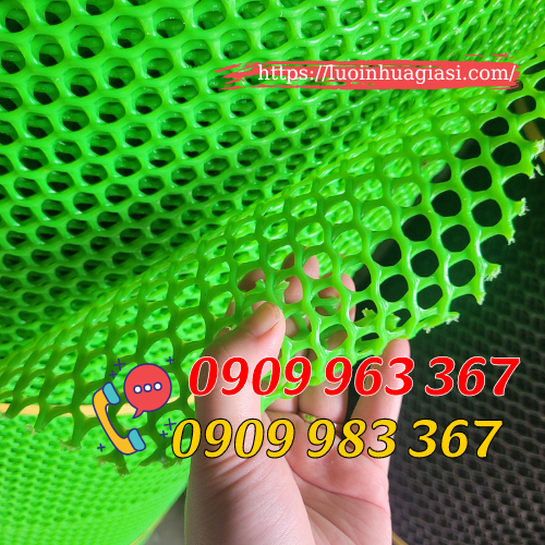 Bán lưới nhựa dẻo rào vườn giá rẻ cho đại lý lưới nhựa dẻo lỗ 1cm
