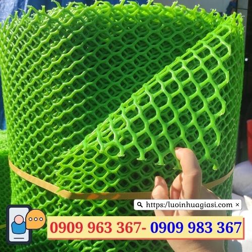 nơi bán lưới nhựa mắt cáo nhiều màu giá rẻ tại xưởng lưới nhựa mắt cáo màu xanh lá