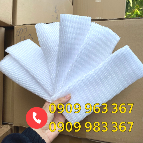 Bán xốp lưới bao trái cây rau củ giá rẻ tại TPHCM xốp lưới màu trắng 22cm