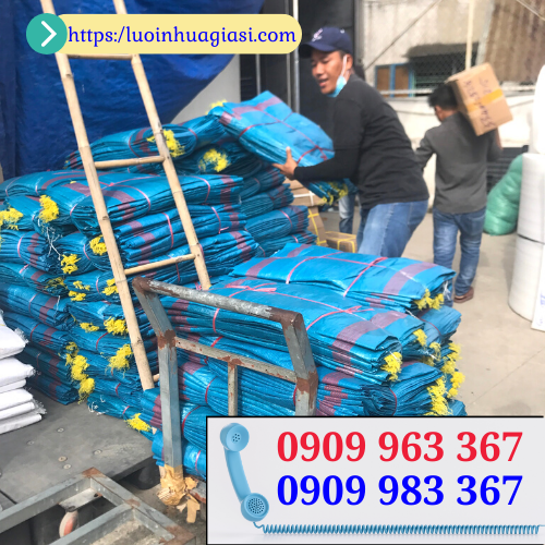 Mua bao tải đóng hàng giá sỉ rẻ tại nhà sản xuất bao tải mua xanh dương