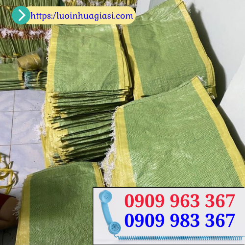 Mua bao tải đóng hàng giá sỉ rẻ tại nhà sản xuất bao tải dứa đựng gạo 10kg