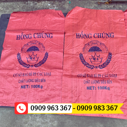 Mua bao tải dứa ở đâu giá rẻ? bao tải dứa màu đỏ