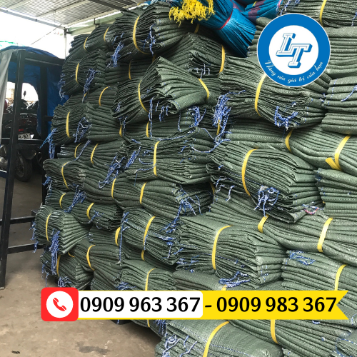 Cung cấp bao tải dứa giá rẻ nhiều màu tại Bình Tân, Bình Chánh bao tải dứa xanh