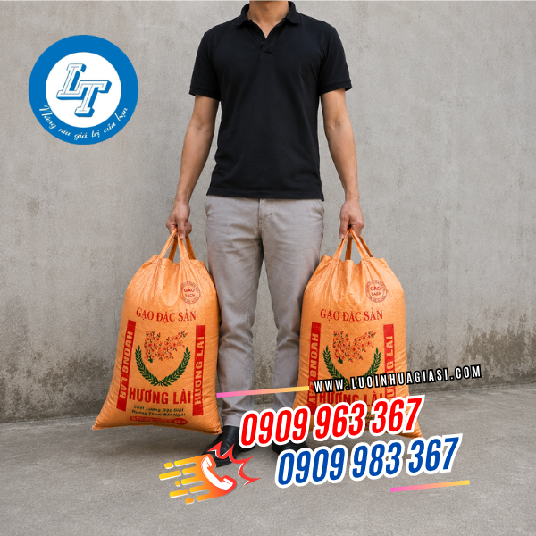 bao đựng gạo 10kg có quai xách bao đựng gạo 10kg có quai xách