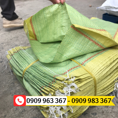 Giá rẻ bao tải dứa đựng gạo 5kg 10kg 25kg 50 kg cho đại lý bao tải đựng gạo 10kg