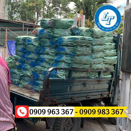 Mua bao tải dứa xanh mỏng đựng nước đá ở đâu giá rẻ? bao tải đựng đá màu xanh