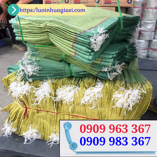 Bán các loại bao tải giá rẻ tại xưởng bao tải đựng gạo 5kg 10kg