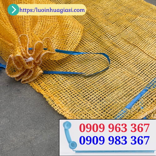 Bao tải lưới đóng hàng giá sỉ rẻ bao tải lưới rút dây